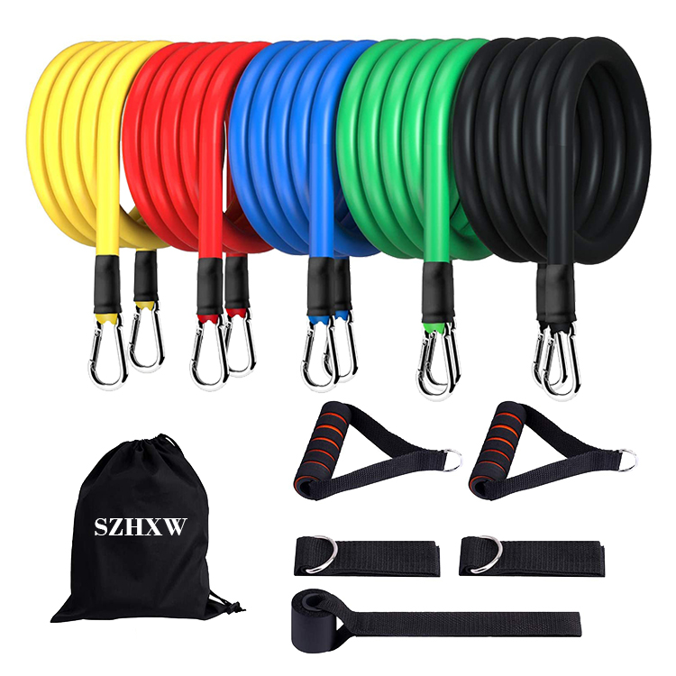11 pcs resistance bands