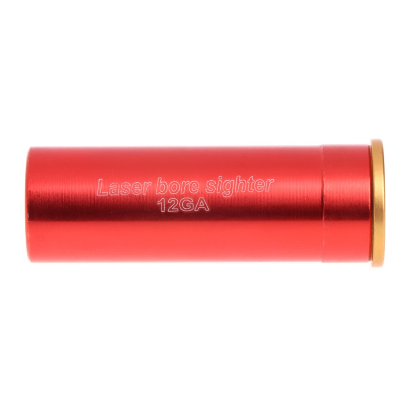 Red Laser Bore Sight 12 Gauge Barrel Cartridge Boresighter For 12GA Shotguns