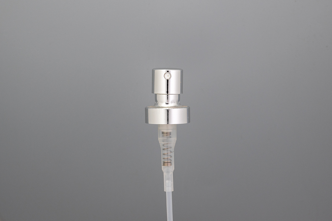 19.3MM Shiny Silver Crimp Spray Pump