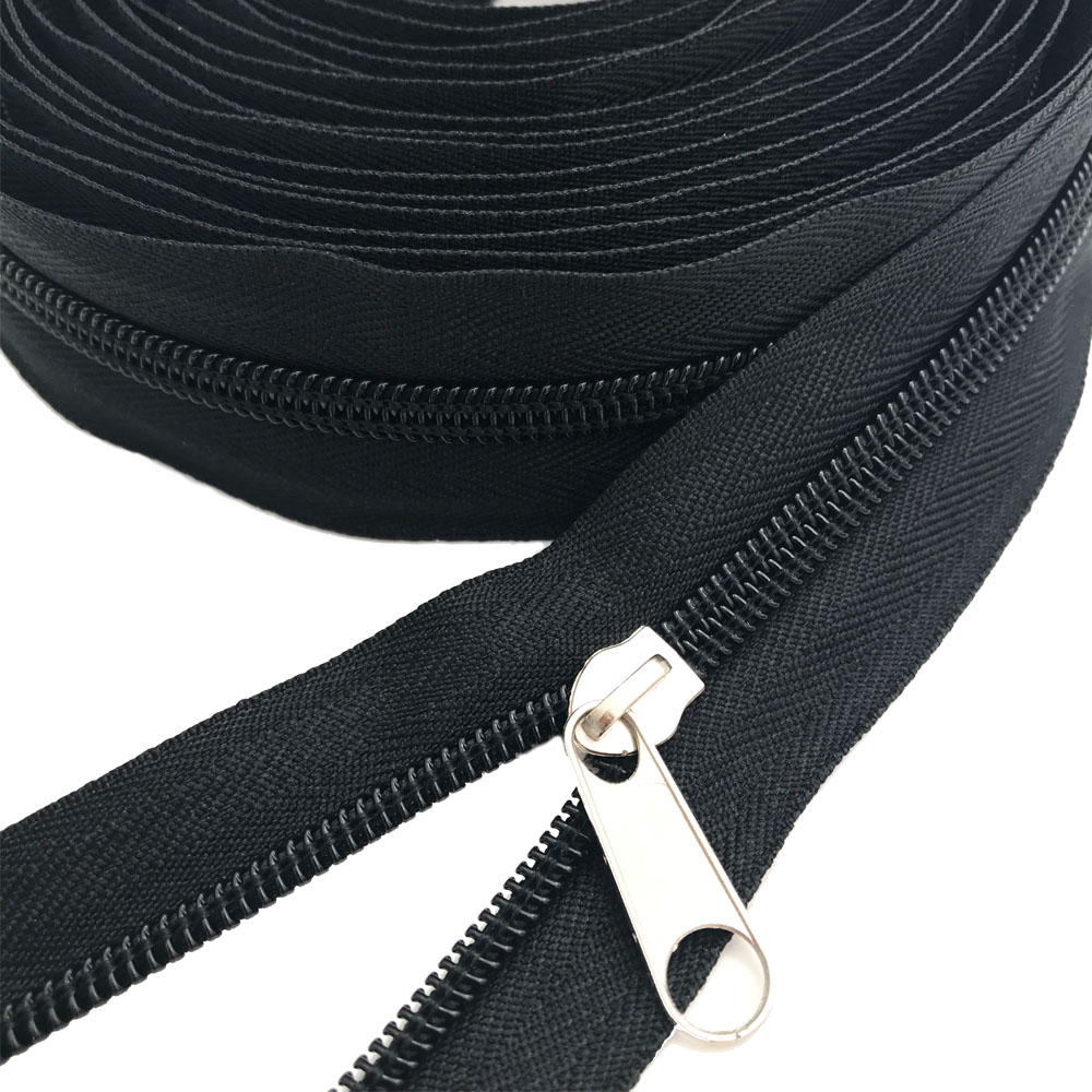 5 black zipper