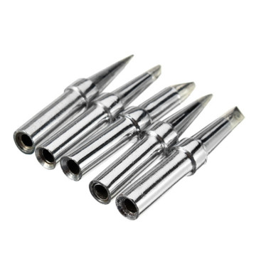 5pcs Universial Lead Free Soldering Iron Tips for 5mm Diameter Soldering Iron Station