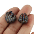 Flame Phoenix Titanium Alloy Knife Beads EDC Tool Leaves Paracord Bead Accessory