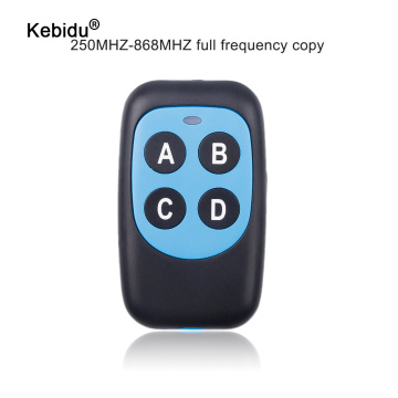 kebidu 282-868MHZ ABCD Wireless RF Remote Control 433 MHz for Electric Gate Garage Door Remote Control 315Mhz Controller