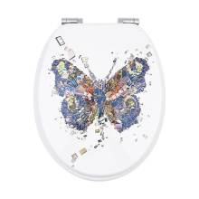 MDF Toilet Seat Soft Close in butterfly Patterns