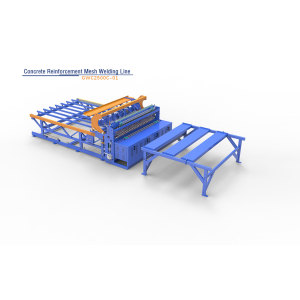 Concrete reinforcement wire mesh welding machine