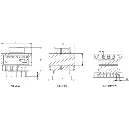 Ei48Type Low Frequency Transformer exporters