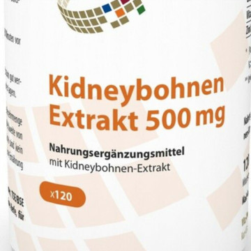 Kidney bean extract 500mg 120 capsules with Phaseolin carbohydrate blocker