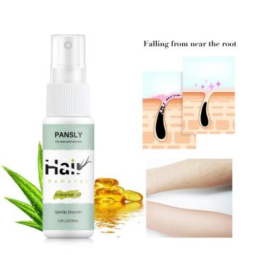 PANSLY Hair Removal Spray Powerful Permanent Painless Stop Hair Growth Inhibitor Shrink Pores Skin Smooth Repair Spray TSLM1