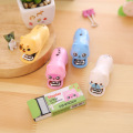 Cute dog and cat stapler 1000 pcs mini staple for binding oaper Stationery office school supplies grapadoras de oficina f116