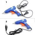 NEW 100-220V High Temp Heater Melt Hot Glue Gun 20W Repair Tool Heat Gun Blue Mini Gun With Trigger US/EU Plug