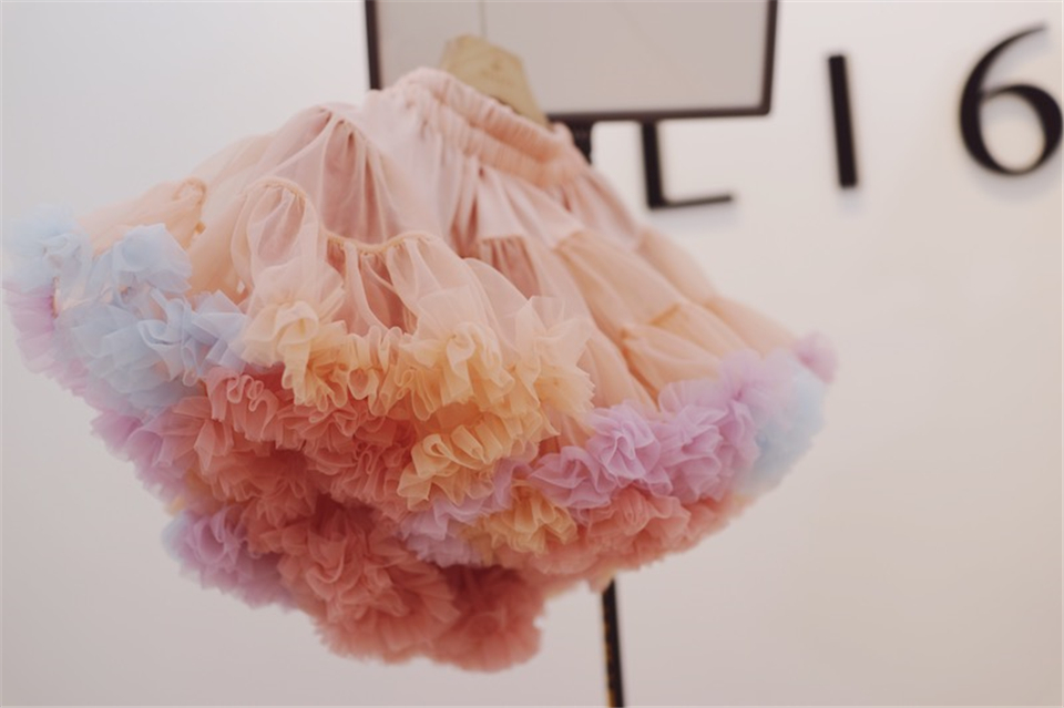 Super Fluffy Baby Girl Tutu Skirt Fantasy Samba Ballet Skirt for Girls Birthday Party Infant Purple Pink Yellow Tulle Skirt Kids