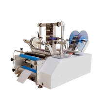 Desktop Semi automatic round bottle labeling machine