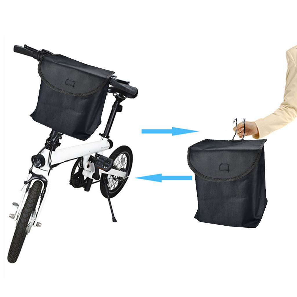 Bicycle Basket Handlebar Pannier Cycling Carryings Holder Bike Riding Pouch Cycle Biking Front Baggage Bag #Y5