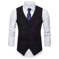 Mens Vest Waistcoat Men's Suit Dress Vest 2020 Brand New Single Breasted Corduroy Vest Men Wedding Tuxedo Vests Gilet Homme XXL