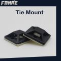 100~1000pcs Black Plastic Self Adhesive Cable Tie Mount Base Holder 20*20/25*25/30*30/40*40 Nylon Cable Tie Mounting Base Clamp