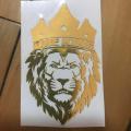 MT-64 one king lion 3D Car Stickers Cool Logo Car Styling Metal Badge Emblem Tail Decal Motorcycle Car Accessories Automobile