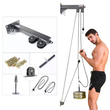 2020 New Fitness Equipment Cable Machine Attachments Arm Biceps Triceps Blaster Cable Accessories Pull Rope Gym Wrist Roller