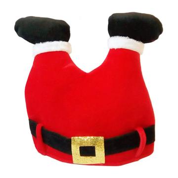 1pcs Creative Christmas Hat Red Pants Santa Claus Legs Cap For Adults Funny Xmas Party Hat Decoration A35