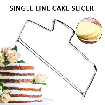 1pc Double Line Adjustable Stainless Steel Cake Cut Slicer Device Cake Decorating Mold DIY Bakeware Kitchen Cooking Tool