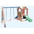 Simple Play Set Combined Slide and Swings