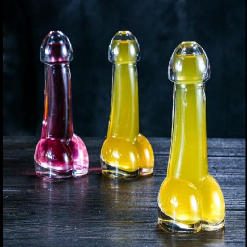 2 4 6 pcs 150ml Wine Glass Cup Penis Shot Glass Creative Design Funny Penis Cocktail Mug For Bar KTV And Night Show Parties