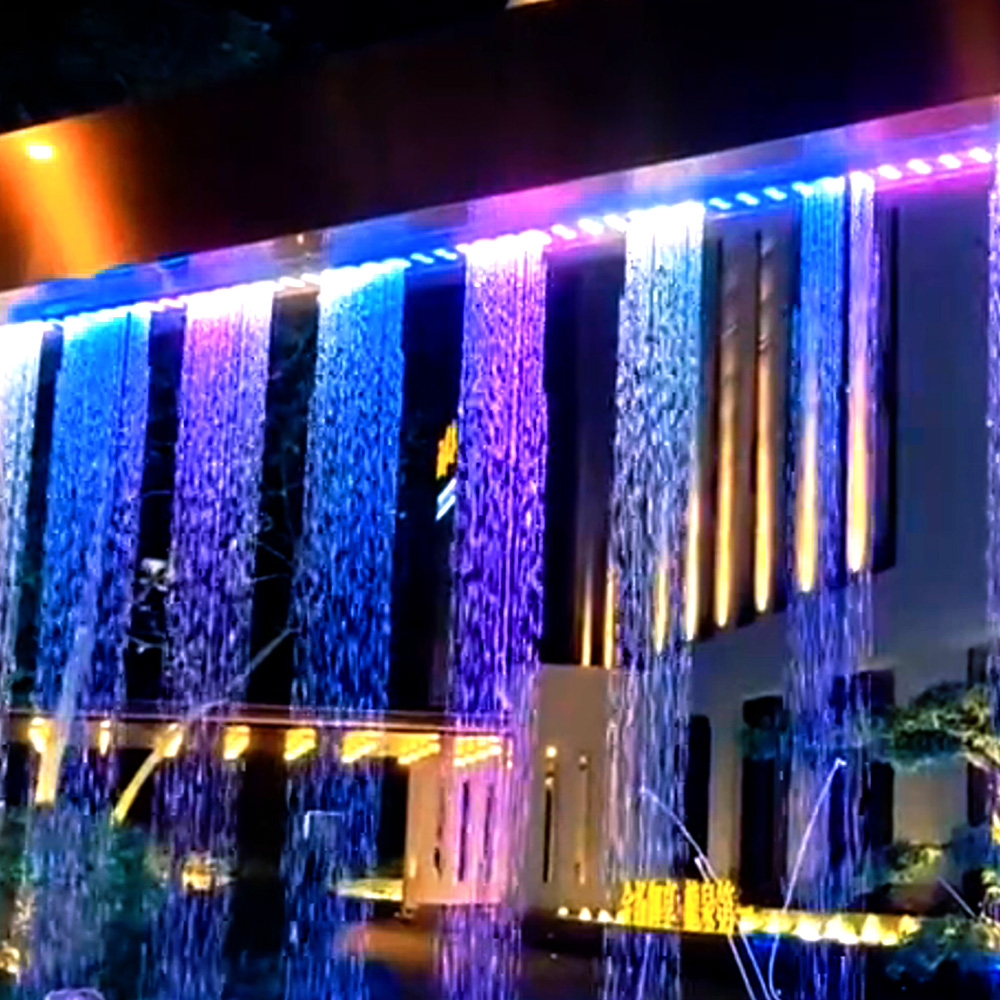 water wall water feature