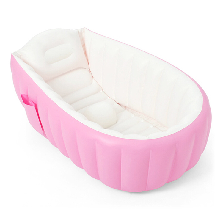 Amazon Portable Indoor Folding Tub Inflatable Baby Bathtub 2