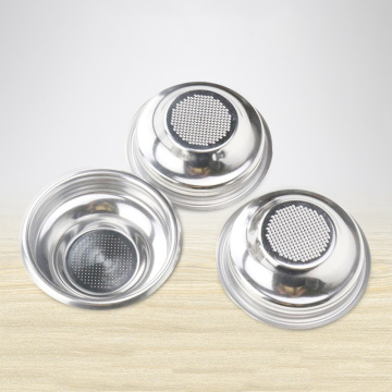 Semi-automatic Coffee Machine Stainless Steel Powder Bowl Single and Double Powder Bowl Bottomless Handle Filter 58MM