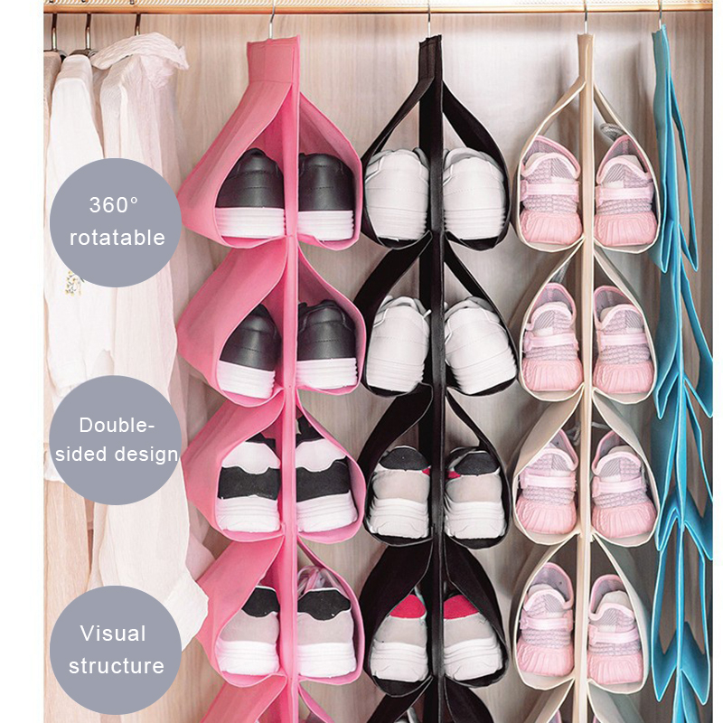 6 Layers Dustproof Shoes Rack Non-Woven Fabric Shoe Stands Closet Organizer Home Shoes Storage Holders Wardrobe Storage Holder