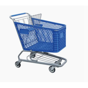 American Plastic Basket Supermarket Shopping Cart