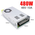 DC 48V 360W 400W 480W 10A Switching Power Supply Source Transformer AC DC SMPS 7.5A 8.3A