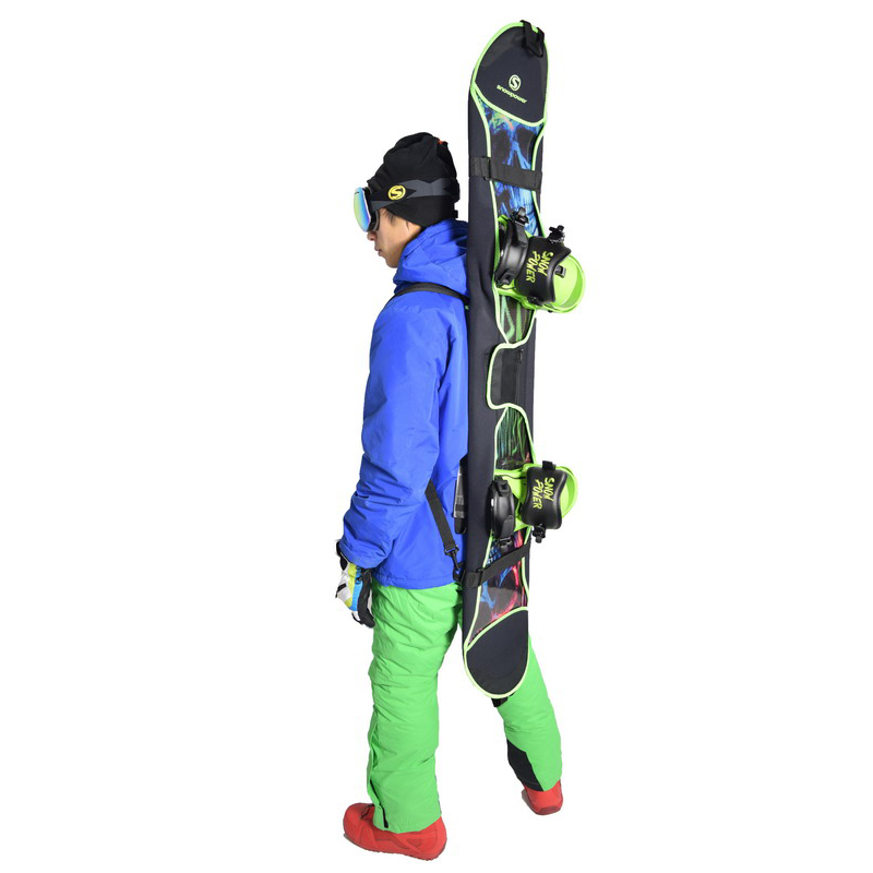 High quality snowboard bags Candy color neoprene material skis bags carry and backpack