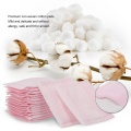 50 Pcs/Bag Disposable Cotton Pad Hand Insert Design Portable Cosmetic Makeup Swab Pad Wipes Face Cleaning Makeup Remover Pads