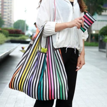 Fodable Shopping Bag 58x68cm Shopper Tote Bag Fashion Shoulder Bag Student Text Bag Portable Travel Luggage Storage Bag