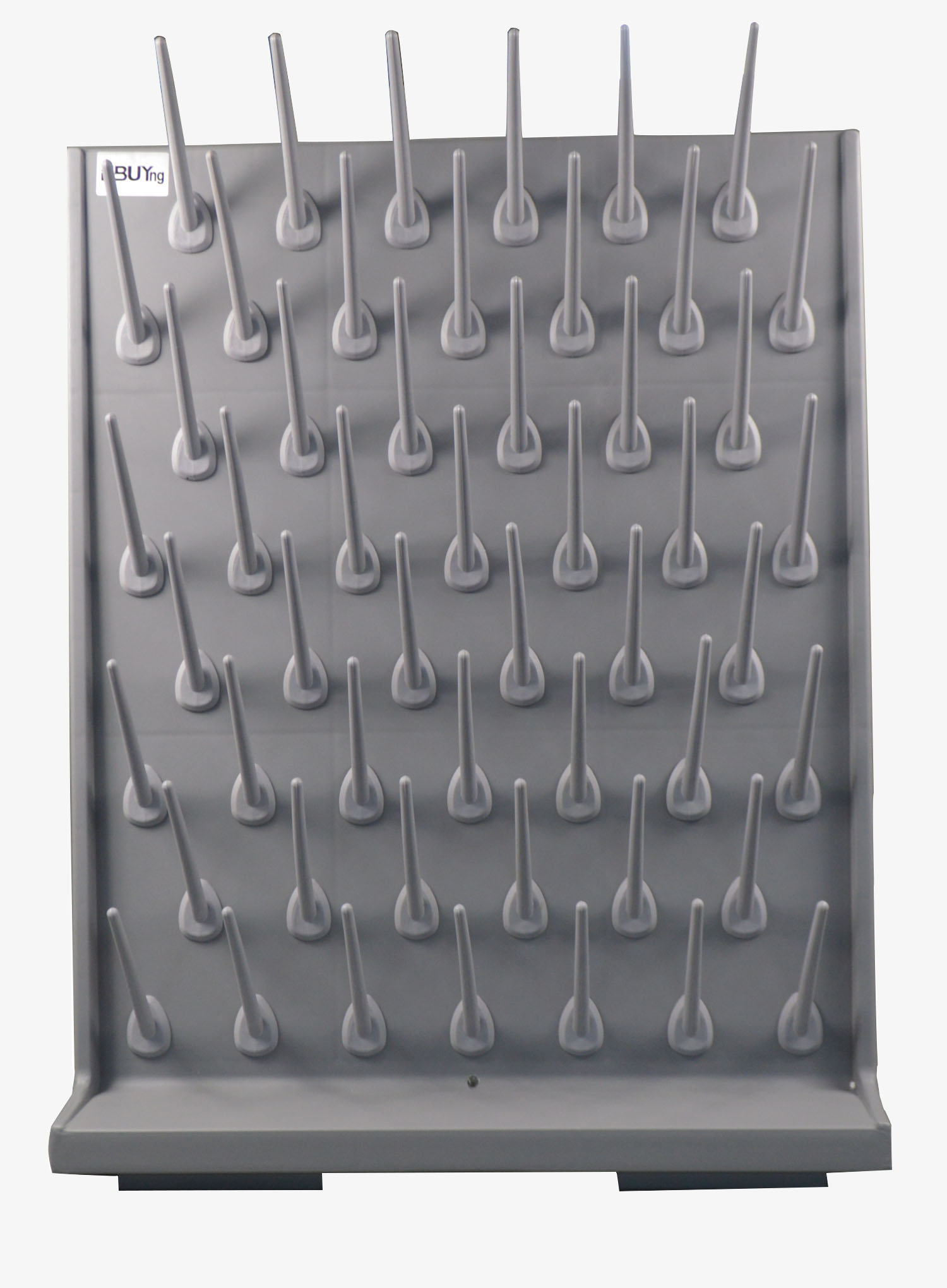 Drying Rack 52 Pegs Laboratory single side detachable gray drip rods 52 rods (high density PP) Laboratory supplies