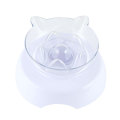 Cat Ears Shaped Non-slip Cat Bowls Pet Food And Water Oblique Double Bowls For Cats Dogs Feeders Cat Bowl Pet Supplies Products