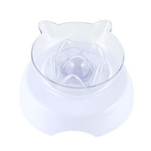 Cat Ears Shaped Non-slip Cat Bowls Pet Food And Water Oblique Double Bowls For Cats Dogs Feeders Cat Bowl Pet Supplies Products
