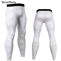 New Men's compression Leggings Running sports Gym Bodybuilding male Tight trousers capris of fitness pants of quick-drying