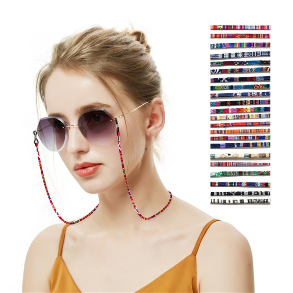 Elastic Eyeglasses Chain Sunglasses Neck Rope Multi-color Cord Retainer Strap Sunglasses Eyewear Accessories Lanyard Holder