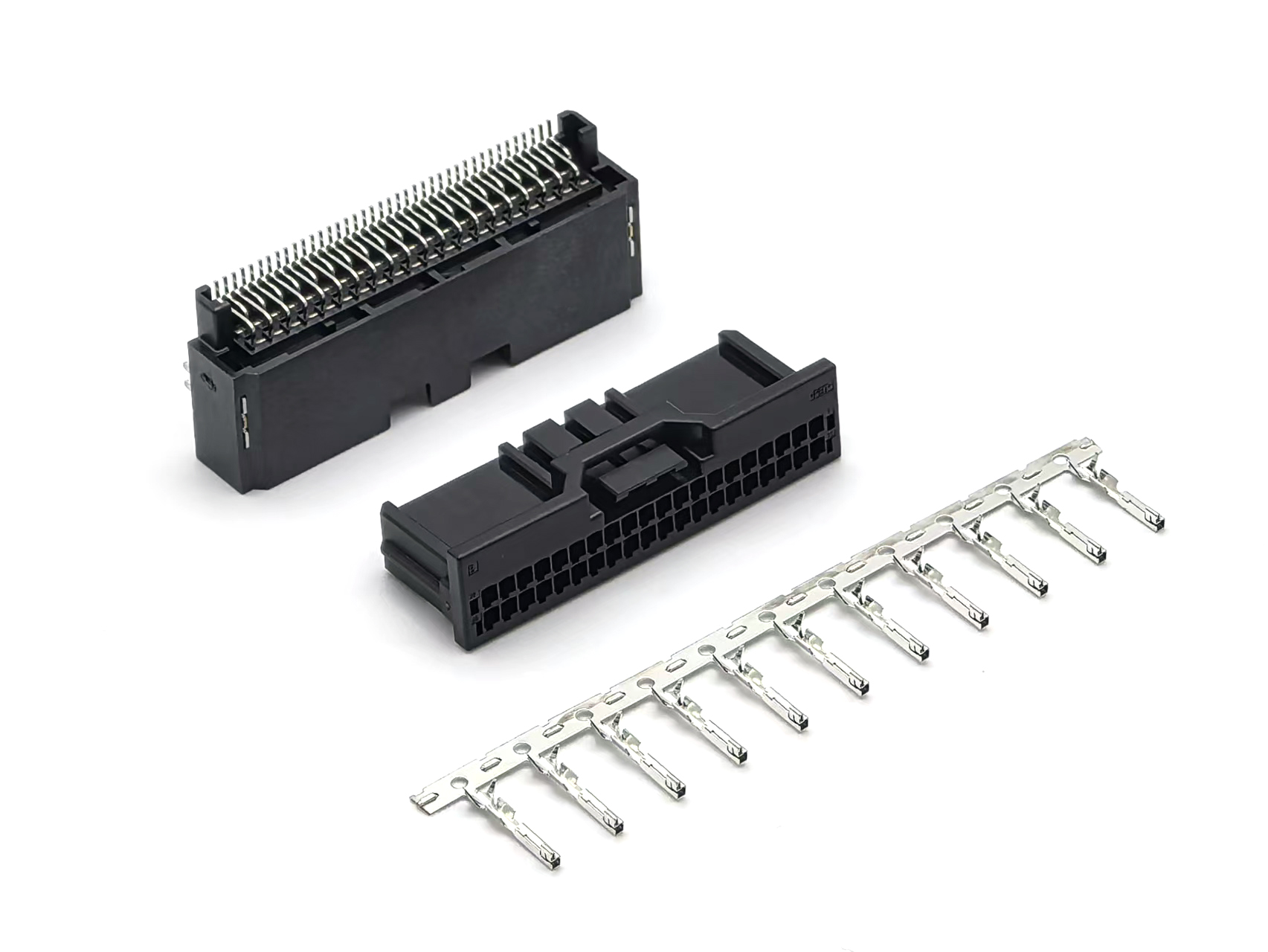 2.0mm Pitch Automotive WTB(Wire To Board)90° SMT Socket Connector Male +Plug Strip SMT  2*20P