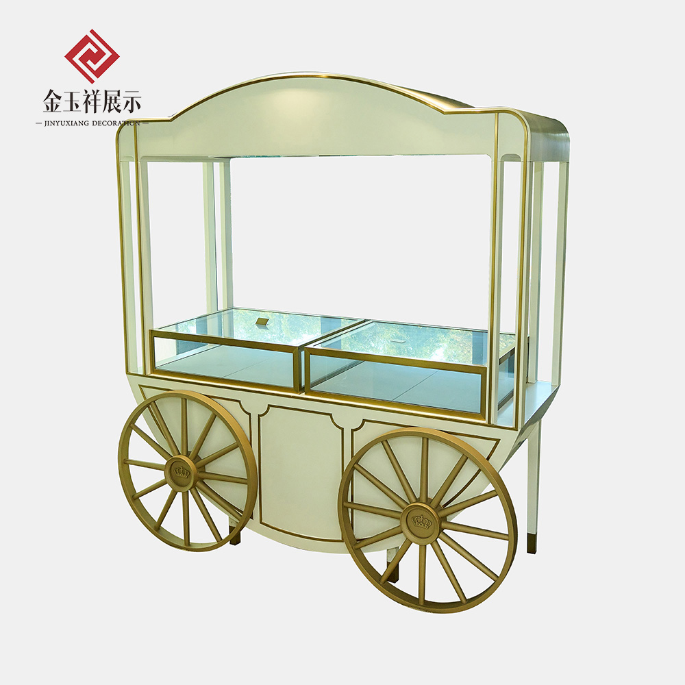 Gold Jewelry Display Cabinet