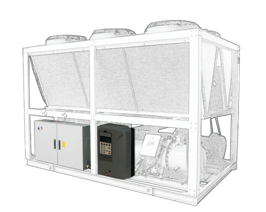 Air cooled water chiller