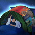 Children's Starry Dream Tent Children's Bed Folding Light-blocking Tent Bed Mosquito Net bed canopy Indoor dream Decoration