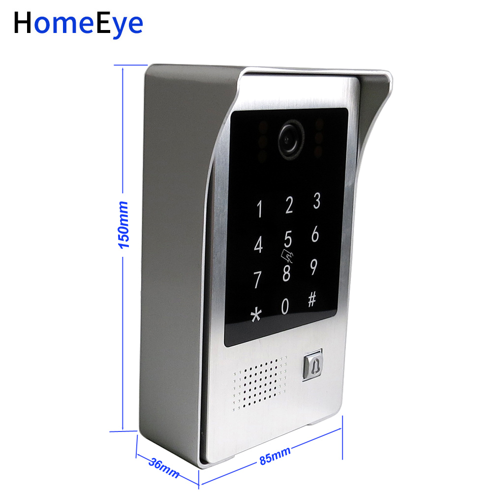 TuyaSmart APP/Password/IC Card Remote Unlock 960P WiFi Video Door Phone IP Video Intercom Touch Screen POE Access Control System