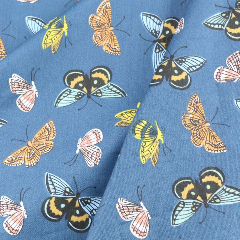 160cm*50cm butterfly newborn cotton fabric DIY bedding apparel dress patchwork fabric kids handwork cotton cloth tecido