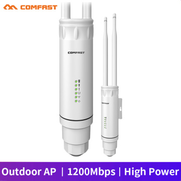 Comfast High Power 27dBm AC1200 Outdoor Wireless Repeater AP WiFi Router 5G Dual Band Access Point Base Station Long Range