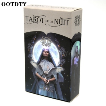 78 Cards Deck Tarots De La Nuit Full English Family Party Board Game Oracle Cards Astrology Divination Fate Cards
