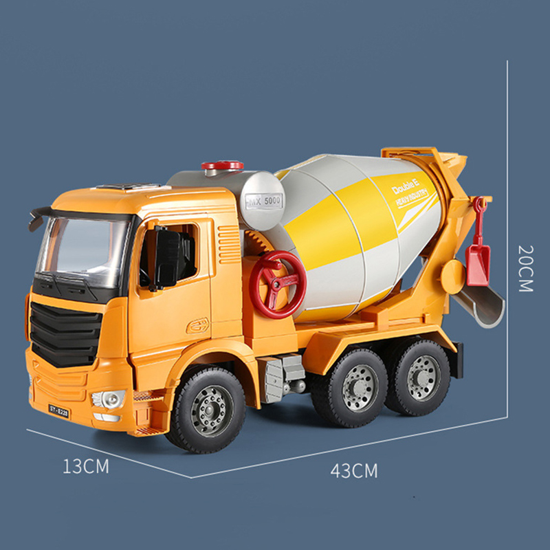 Children's Car 43cm Oversized Inertia Can Stirred Simulation Engineering Cement Truck Model Boy Girl Educational Interactive Toy
