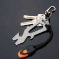 Outdoor camping multi tool cutting rope knife opener screwdriver crowbar