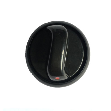 4PCS 55mm Diameter BLACK Bakelite Plastic BBQ Stove Knob Around With 6.3mm Inserts TWO PARTS Kitchen Fittings